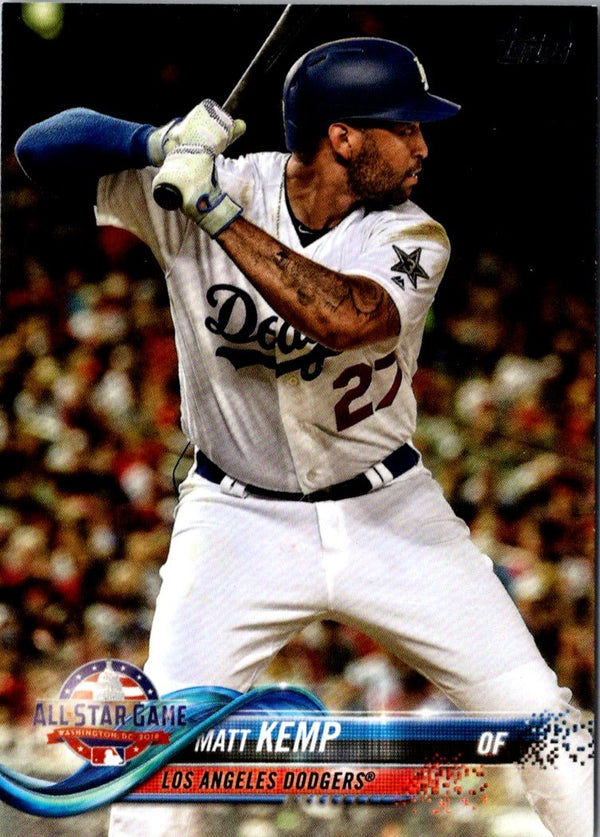 2018 Topps Update Matt Kemp #US165