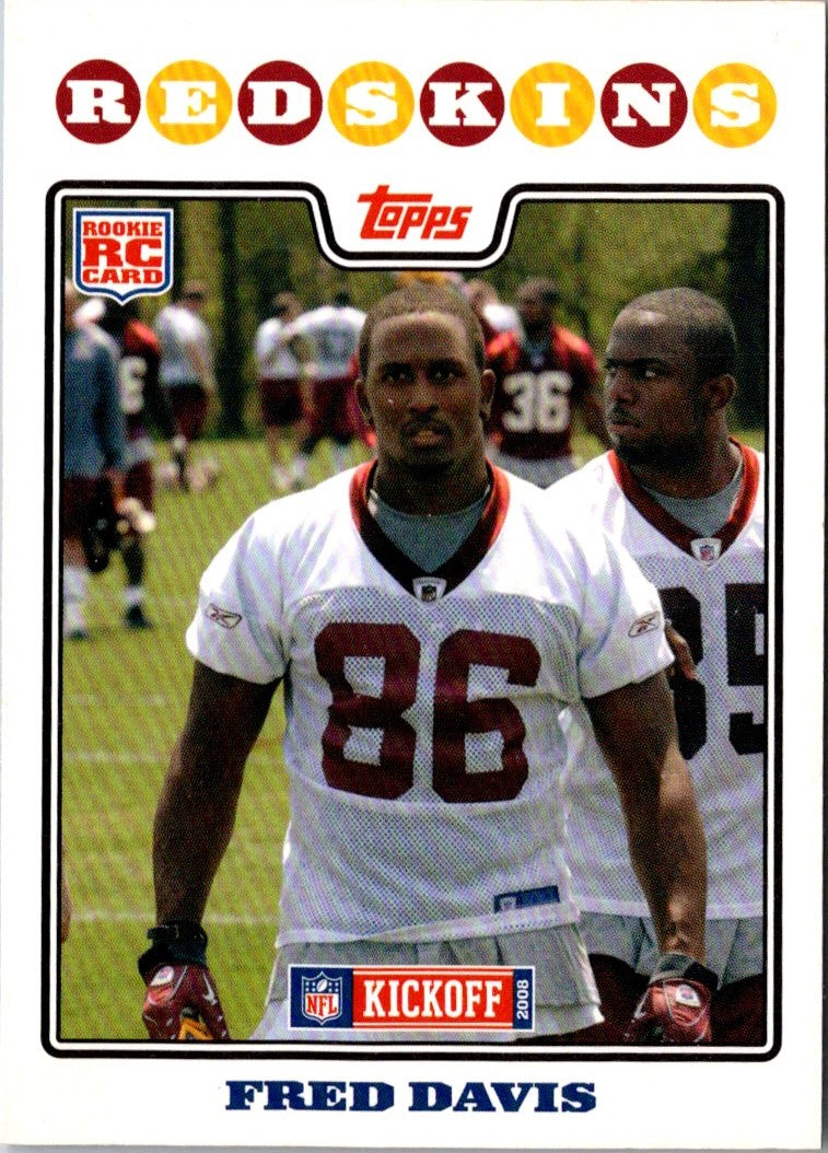 2008 Topps Kickoff Fred Davis