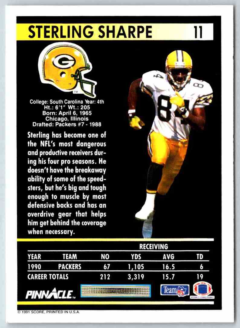 1991 Pinnacle Sterling Sharpe
