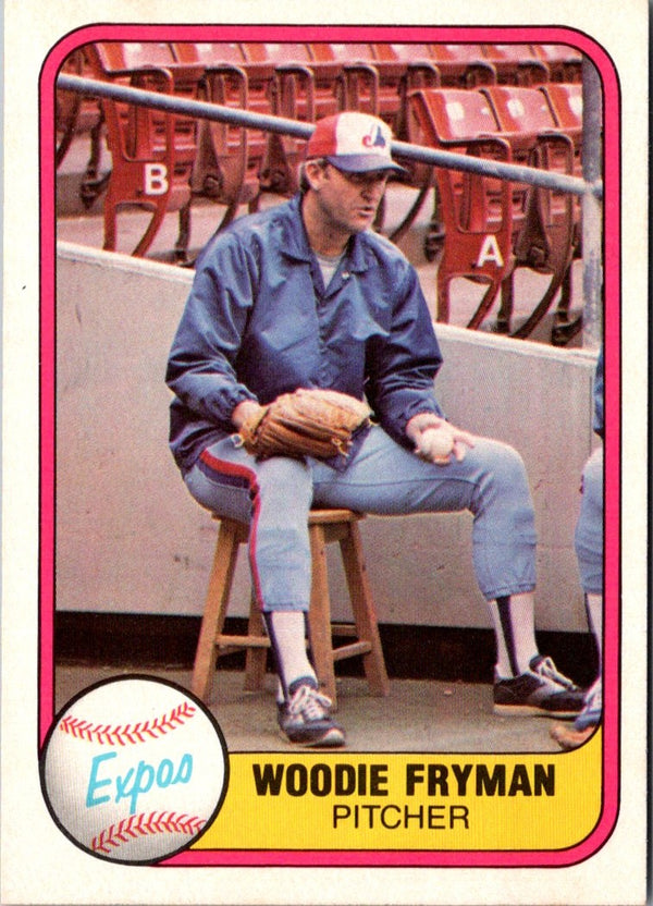 1981 Fleer Woodie Fryman #159