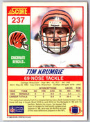 1990 Score Tim Krumrie