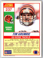 1990 Score Tim Krumrie #237