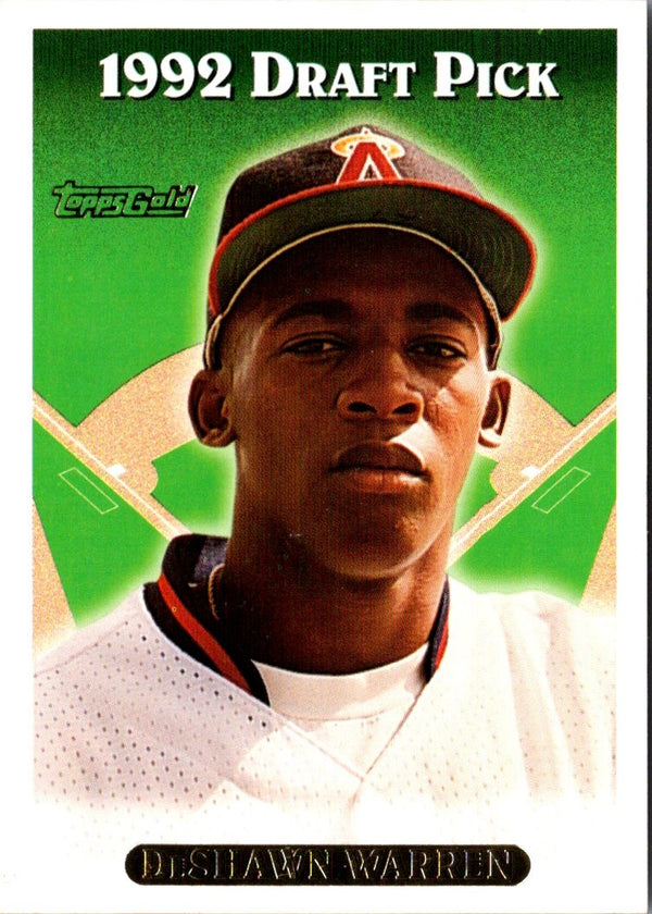 1993 Topps DeShawn Warren #574 Rookie