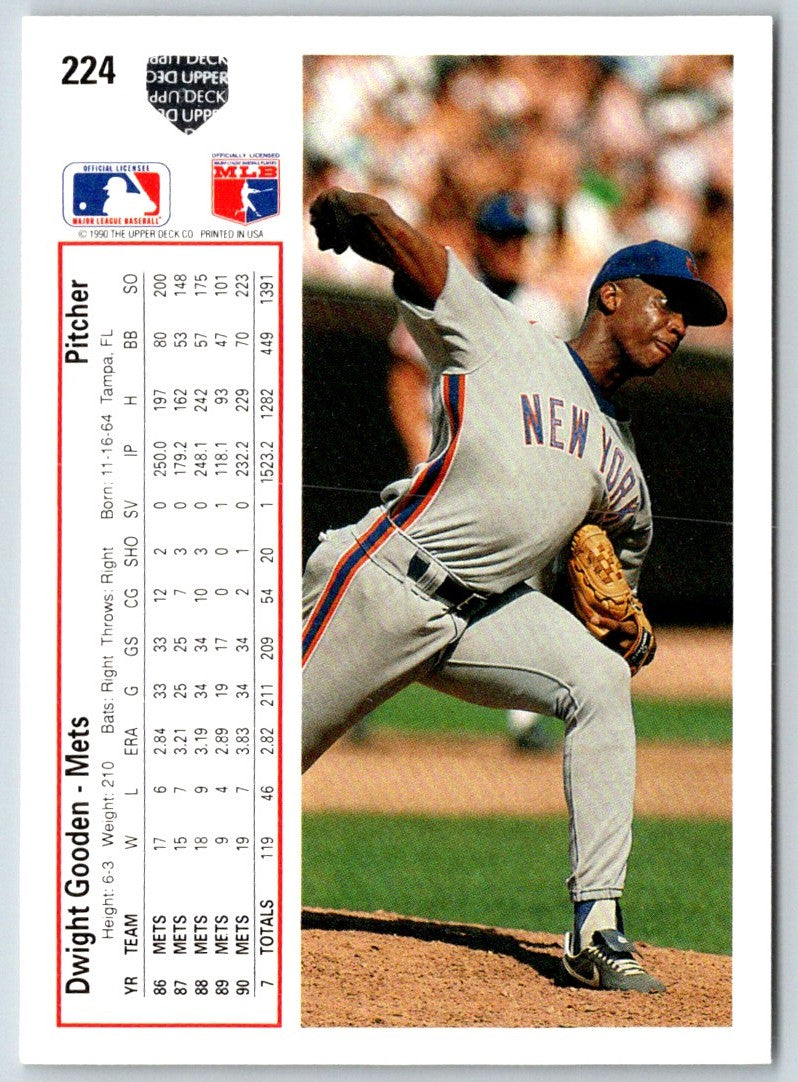 1989 Upper Deck Dwight Gooden