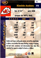 1999 Collector's Edge Advantage Kimble Anders #75