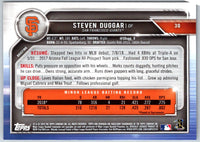 2019 Bowman Steven Duggar #30 Rookie