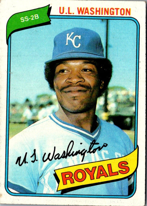 1980 Topps U.L. Washington #508