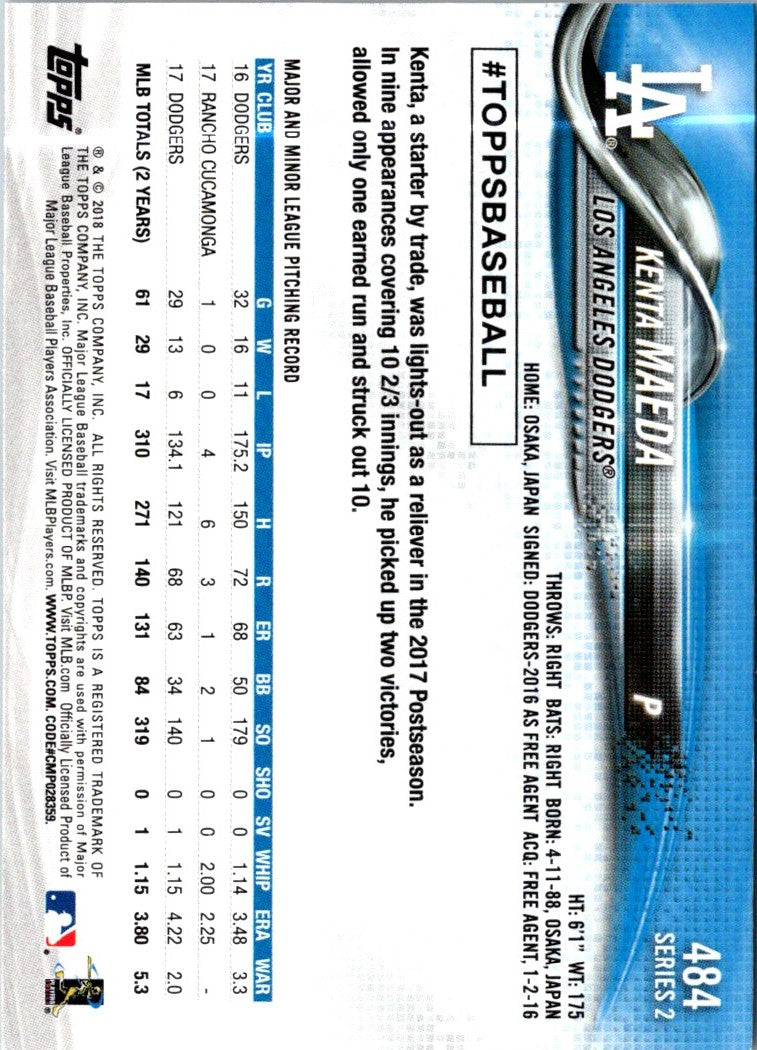 2018 Topps Kenta Maeda