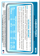 2011 Bowman Chrome Prospect Autographs Carlos Perez