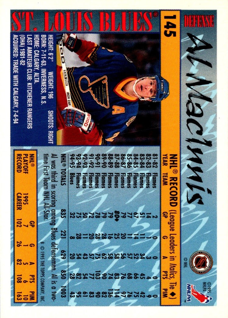 1995 Topps Al MacInnis