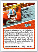 1993 Topps Russell Freeman #542