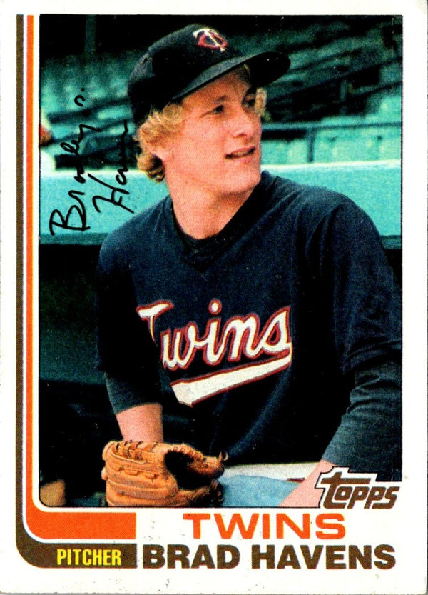 1982 Topps Brad Havens #92 Rookie