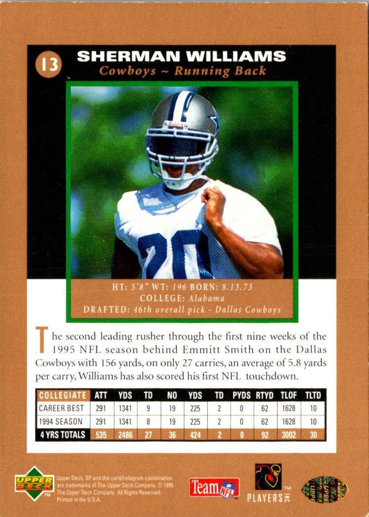 1995 SP Sherman Williams