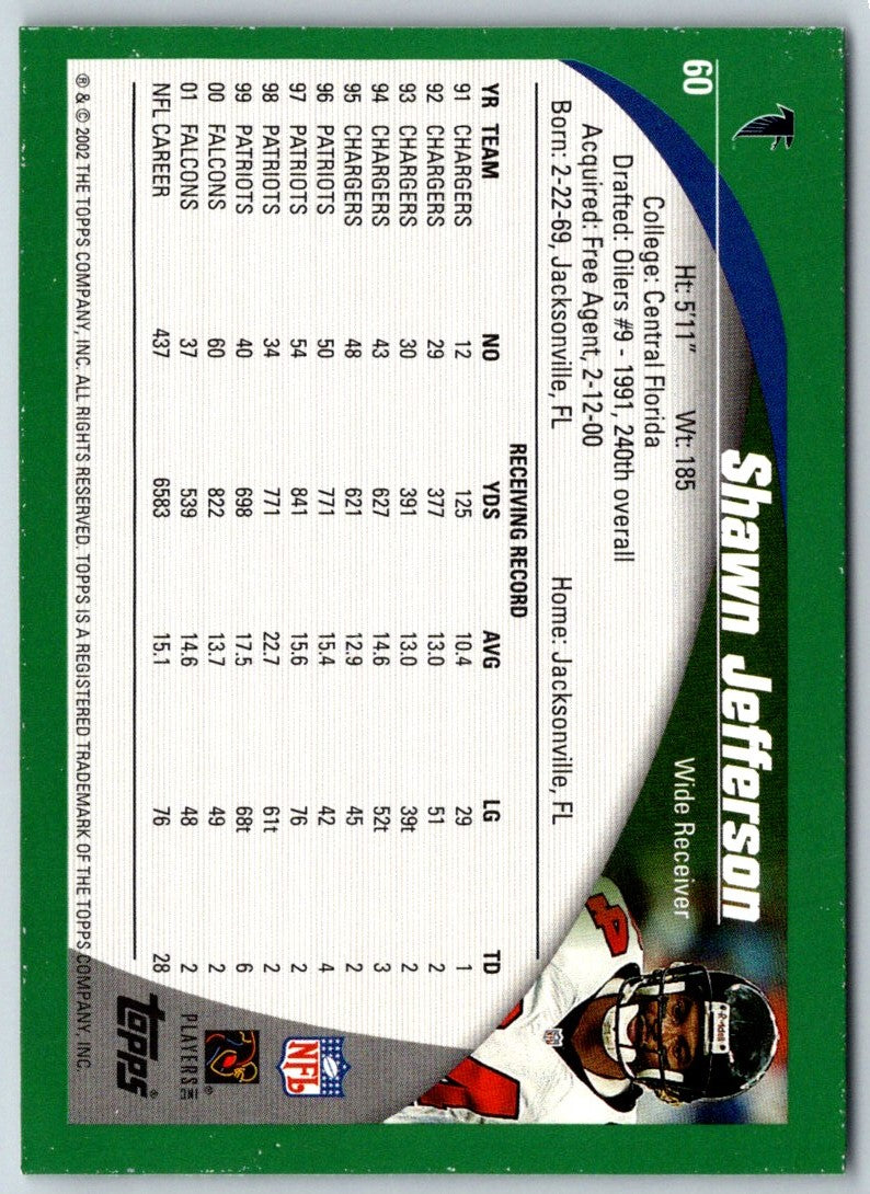 2002 Topps Shawn Jefferson