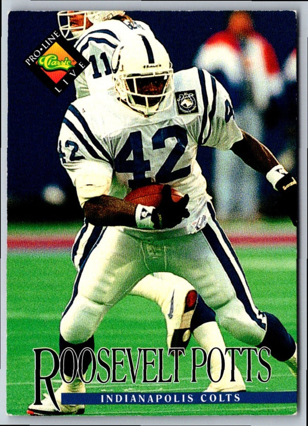 1994 Pro Line Live Roosevelt Potts #58