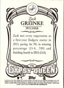 2014 Topps Gypsy Queen Zack Greinke