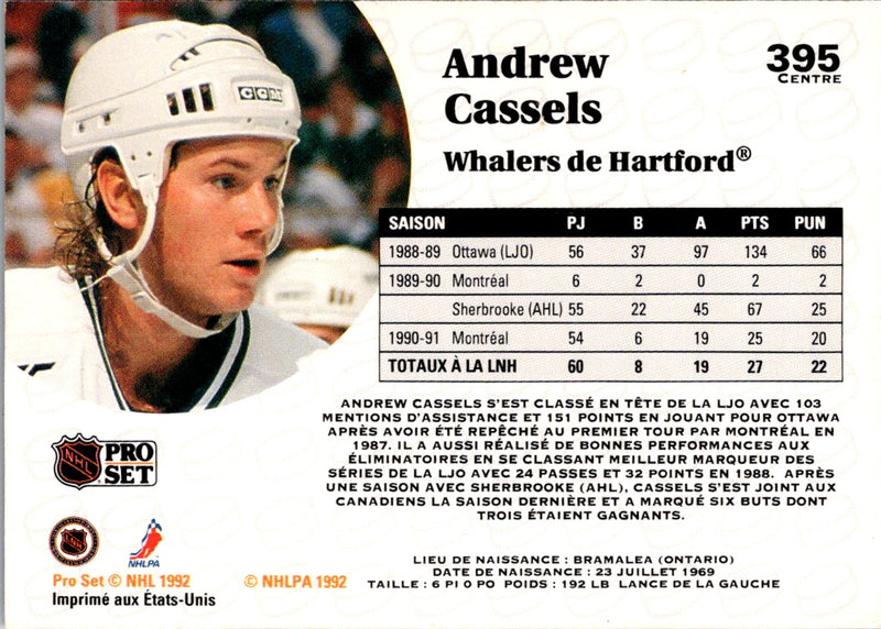 1991 Pro Set French Andrew Cassels