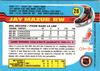 1991 O-Pee-Chee Jay Mazur #28 Rookie