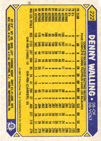 1987 O-Pee-Chee Denny Walling #222