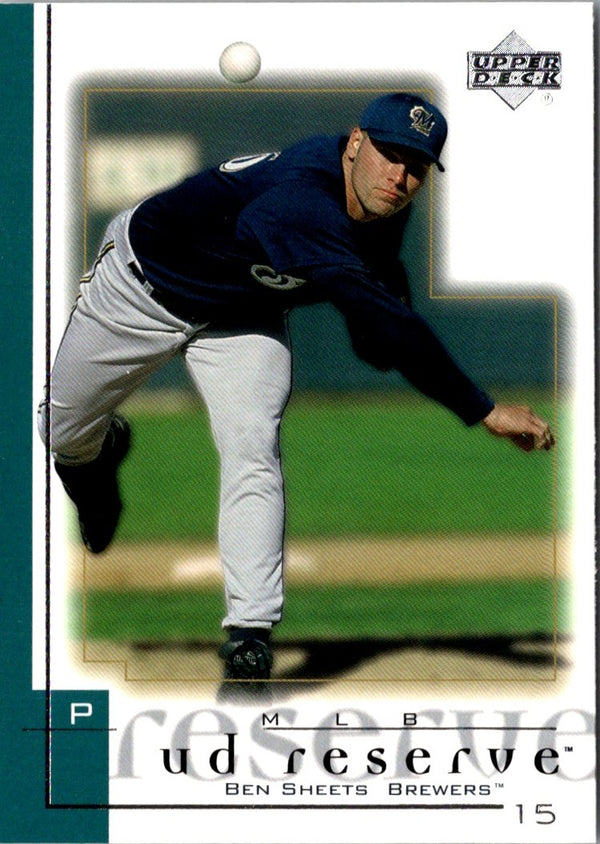 2001 UD Reserve Ben Sheets #102