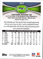 2012 Topps Tarvaris Jackson #307