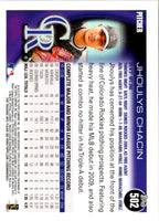 2010 Topps Jhoulys Chacin #502