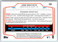 2014 Bowman Jose Bautista #125