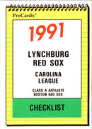 1991 ProCards Checklist