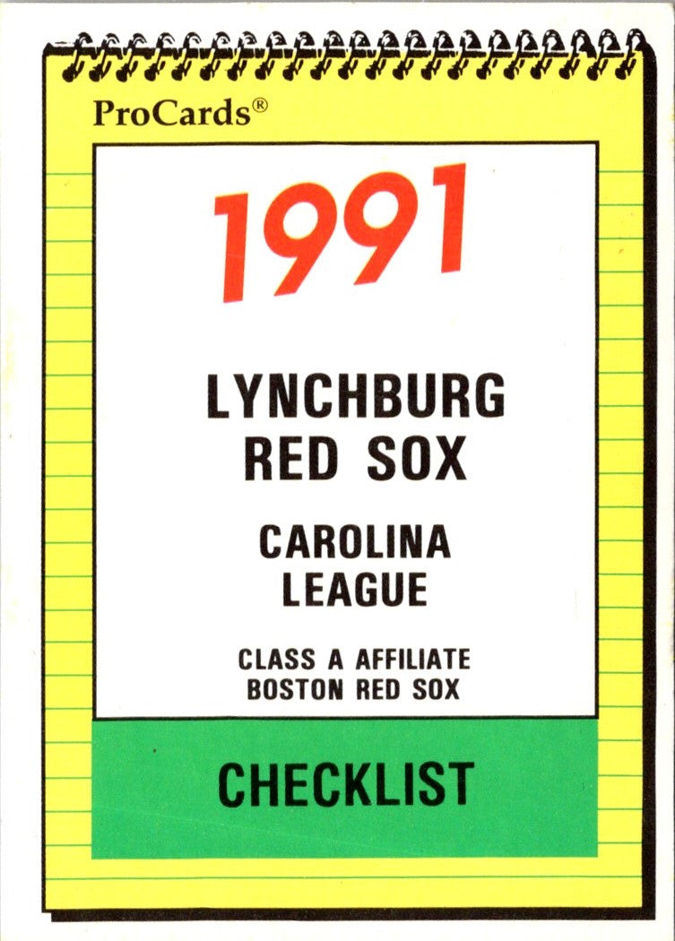 1991 ProCards Checklist
