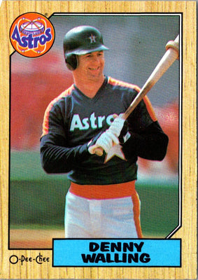 1987 O-Pee-Chee Denny Walling #222