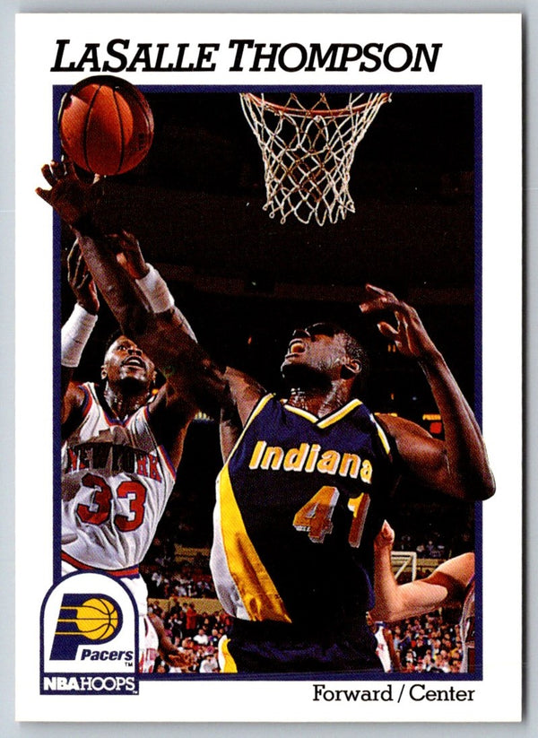 1991 Hoops LaSalle Thompson #89