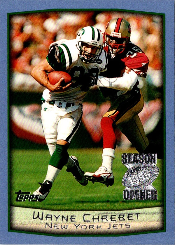 1999 Topps Season Opener Wayne Chrebet #106