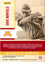 2015 Panini Contenders Old School Colors Dave Winfield #9