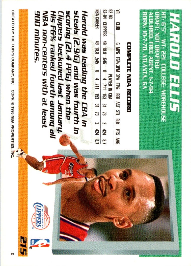 1994 Topps Harold Ellis