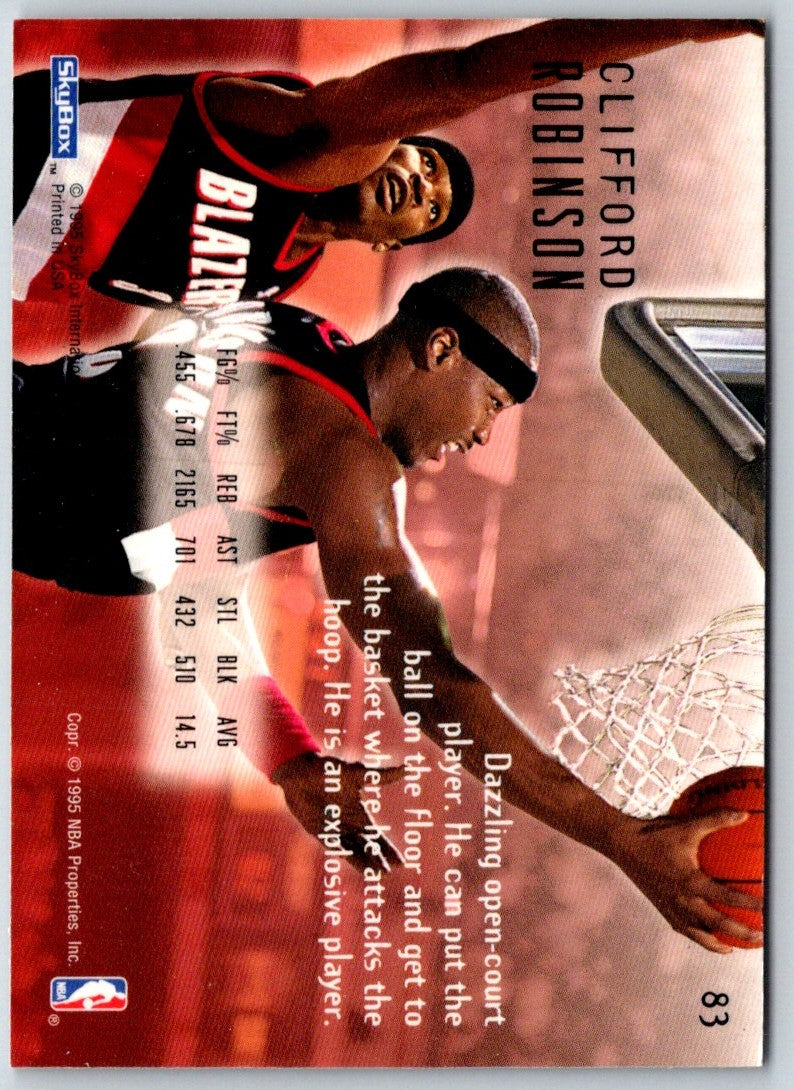 1994 SkyBox E-Motion Clifford Robinson