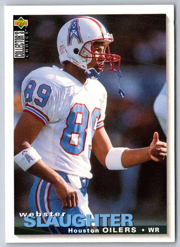 1995 Collector's Choice Webster Slaughter #58