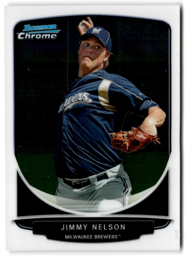 2013 Bowman Chrome Prospects Jimmy Nelson #BCP140