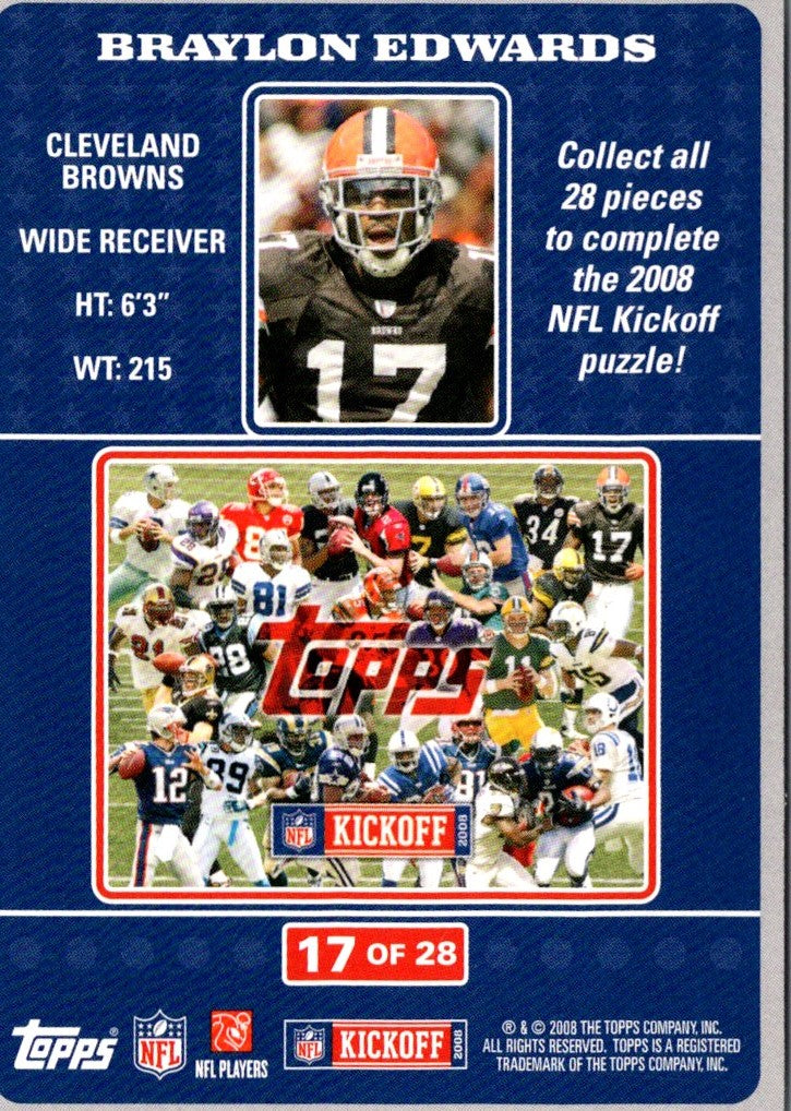2007 Topps Braylon Edwards