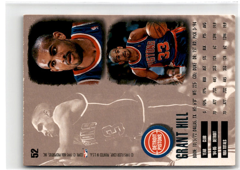 1995 Ultra Grant Hill