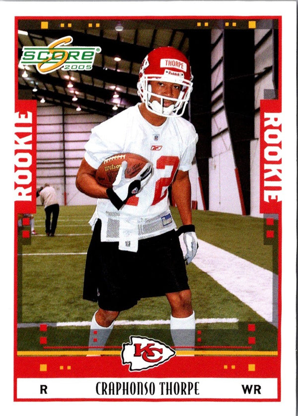 2005 Score Craphonso Thorpe #382 Rookie