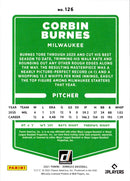 2021 Donruss Corbin Burnes