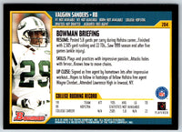 2000 Bowman Vaughn Sanders #204 Rookie
