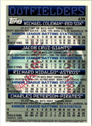1996 Topps Michael Coleman/Jacob Cruz/Richard Hidalgo/Charles Peterson