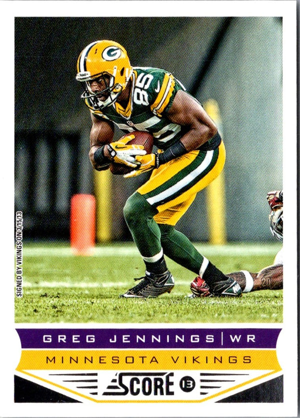 2013 Score Greg Jennings #120