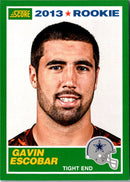 2013 Panini Crown Royale Heirs to the Throne Combos Materials Gavin Escobar