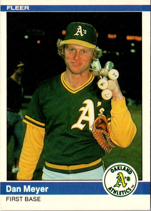 1984 Fleer Dan Meyer #455