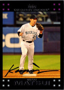 2007 Topps Kazuo Matsui