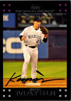 2007 Topps Kazuo Matsui #210