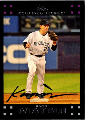 2007 Topps Kazuo Matsui #210