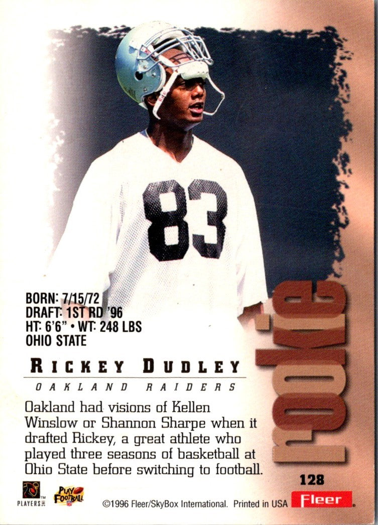 1996 Fleer Metal Rickey Dudley
